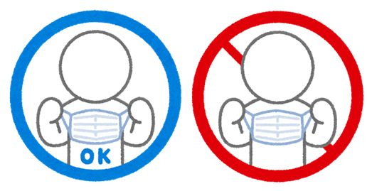 マスク着用の考え方