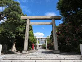 石浜神社鳥居写真