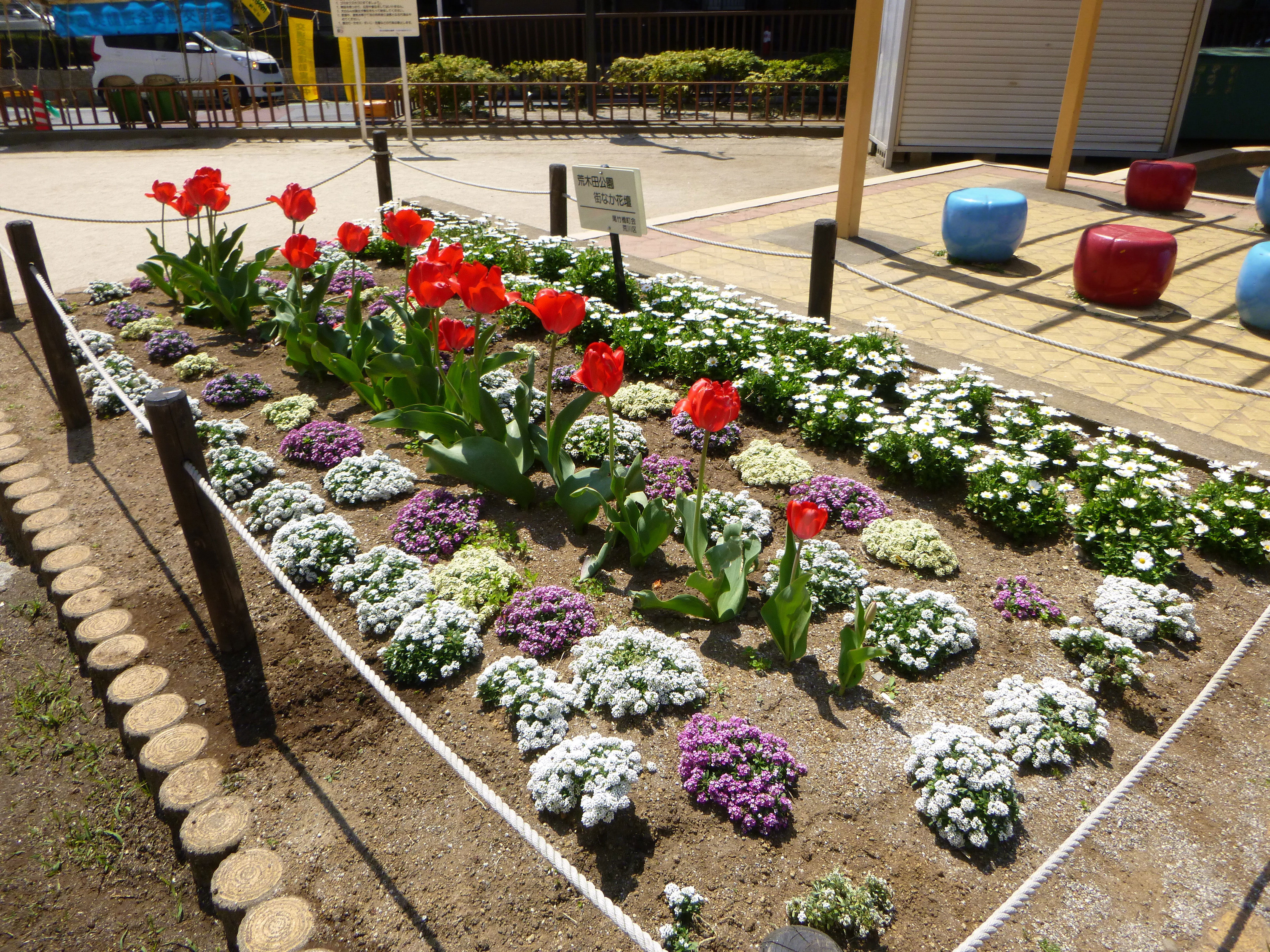 花壇の様子