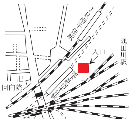 案内図(南千住駅東口)