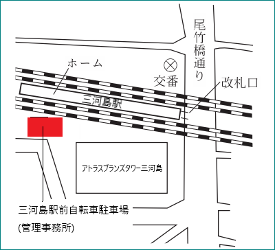 案内図(三河島駅前)