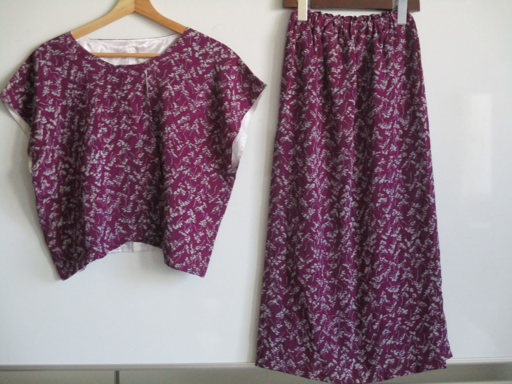 巻きスカート&ベスト