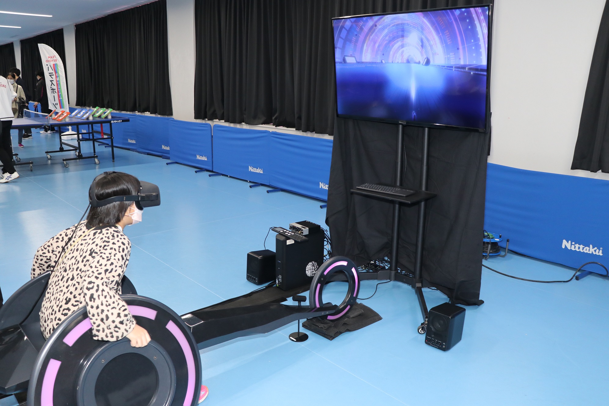 車椅子ロードレースのスピードをVRで体感！