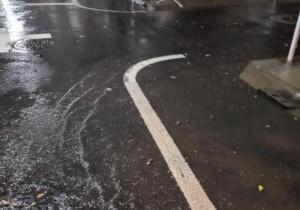 道路冠水の様子2