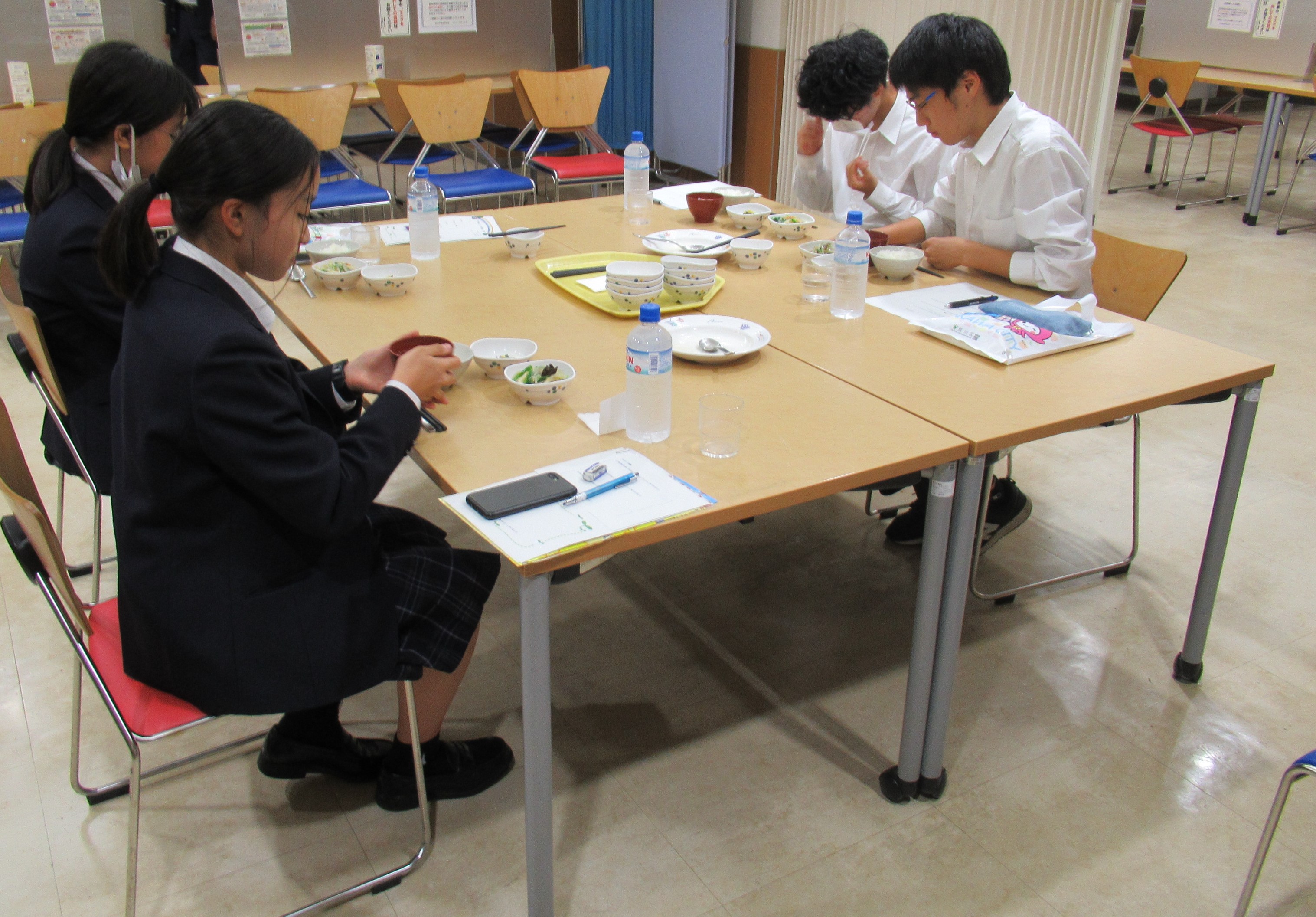 試食会の様子