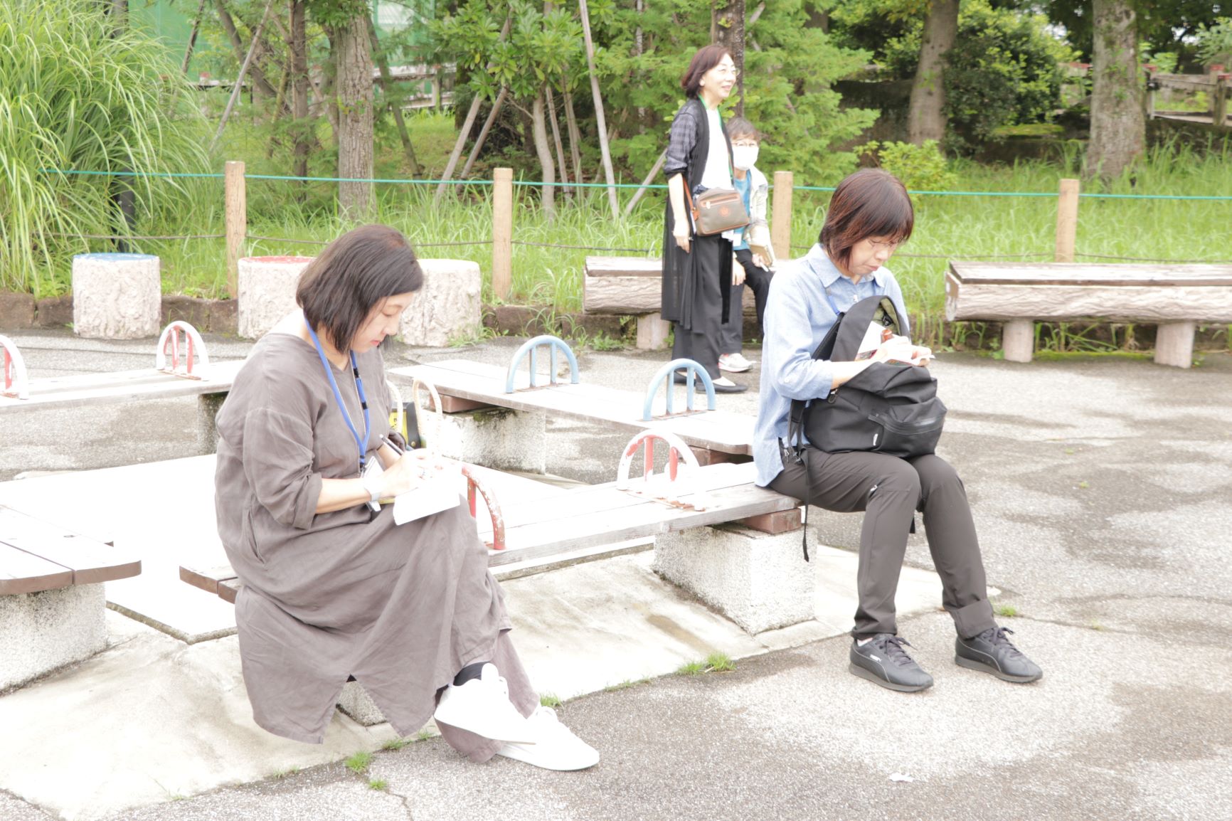 吟行の様子2