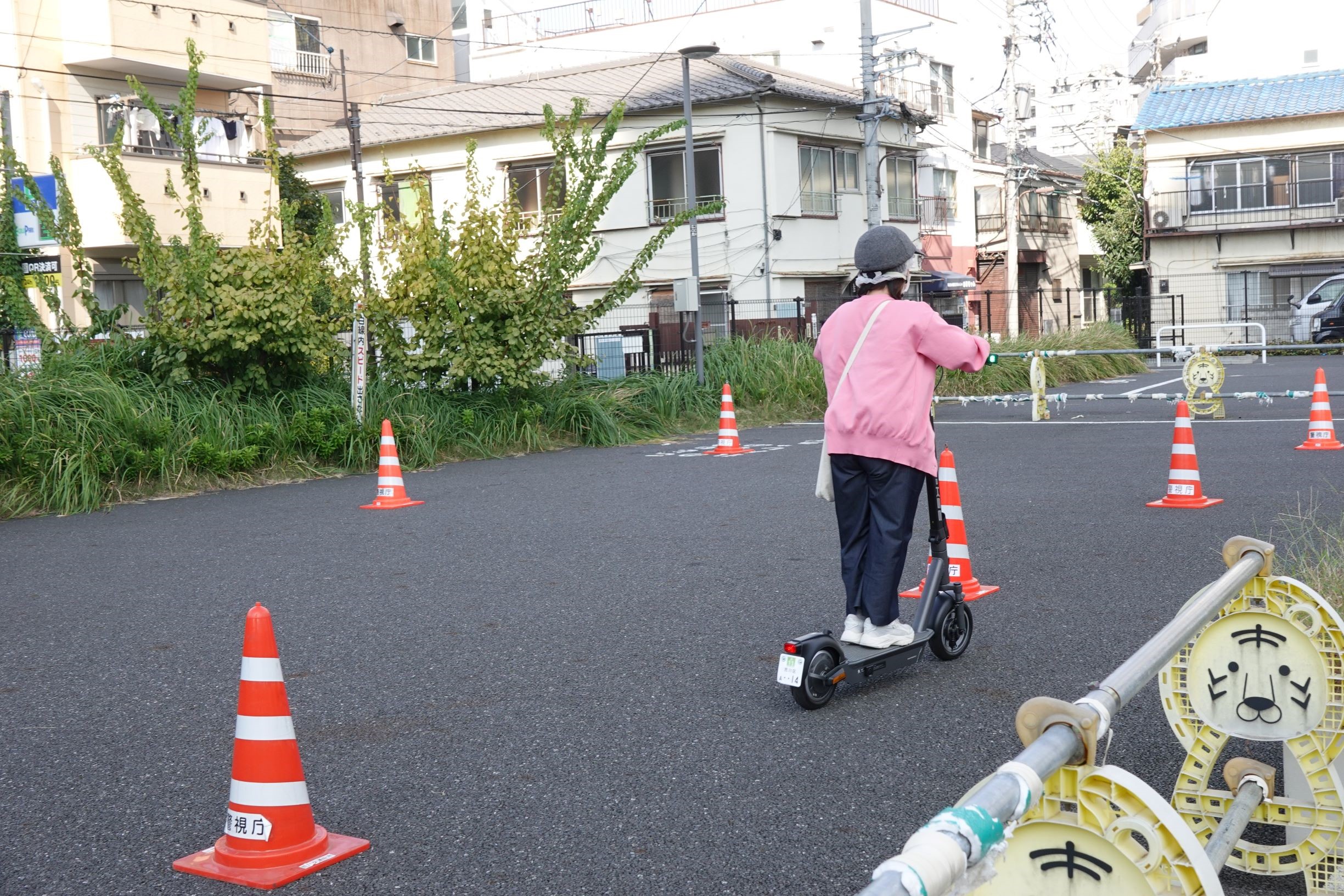 受講者による走行2