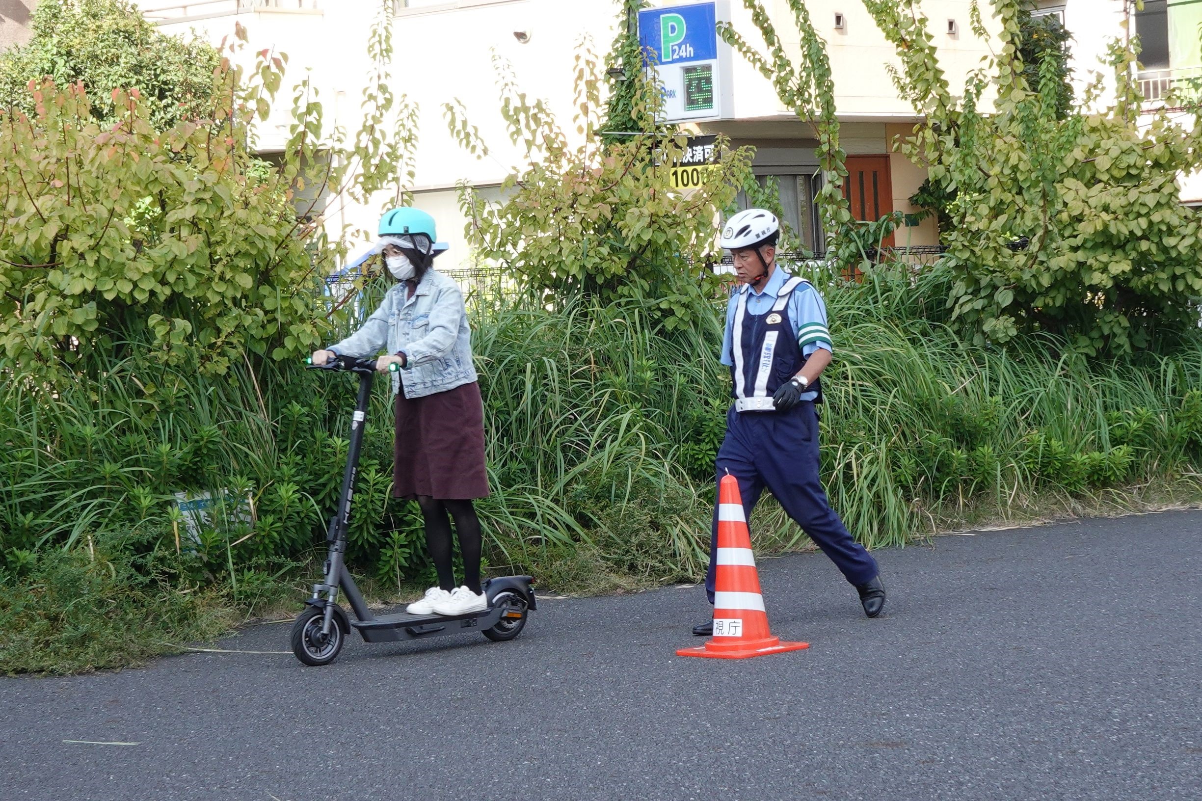 受講者による走行3