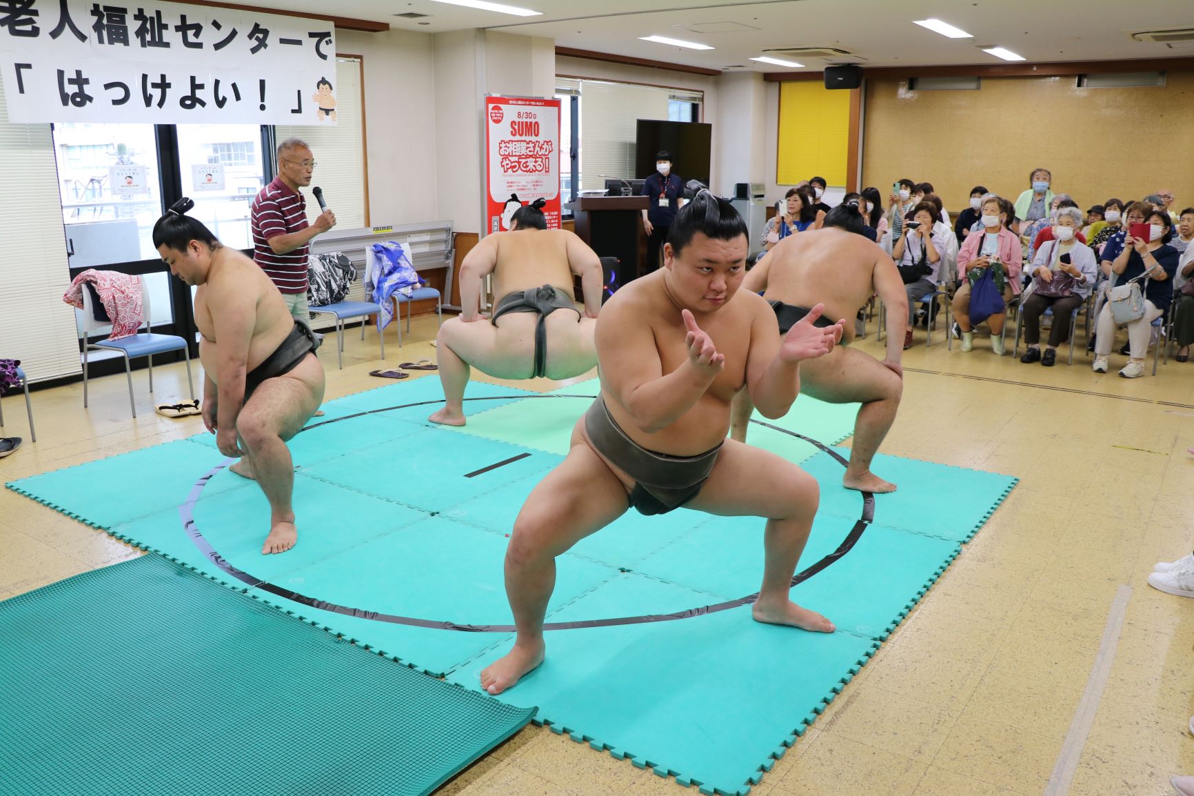 力士の腰割り