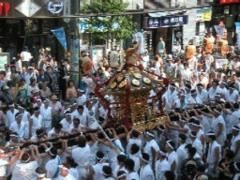 素盞雄神社例大祭の様子