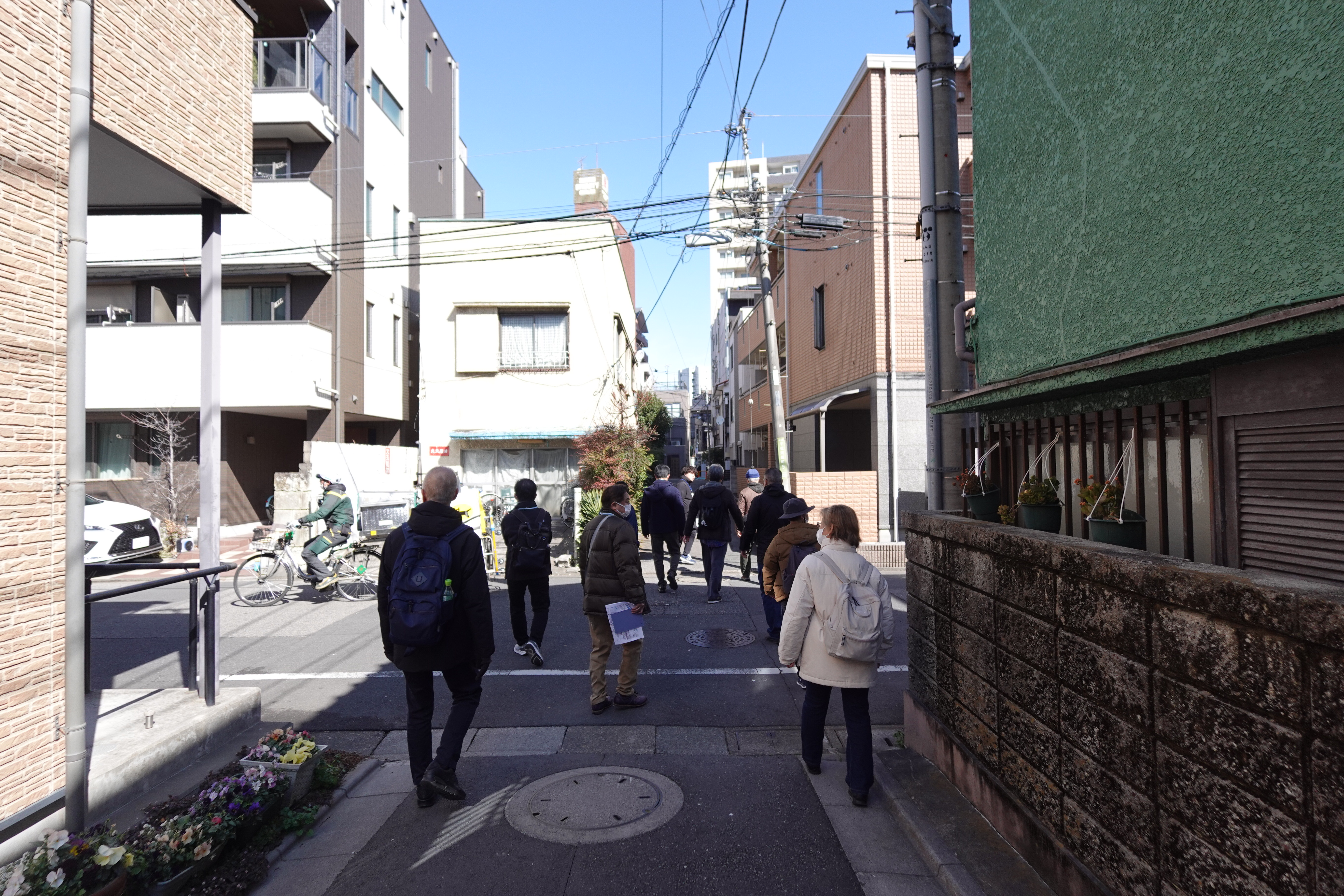 東チームの路地あるき