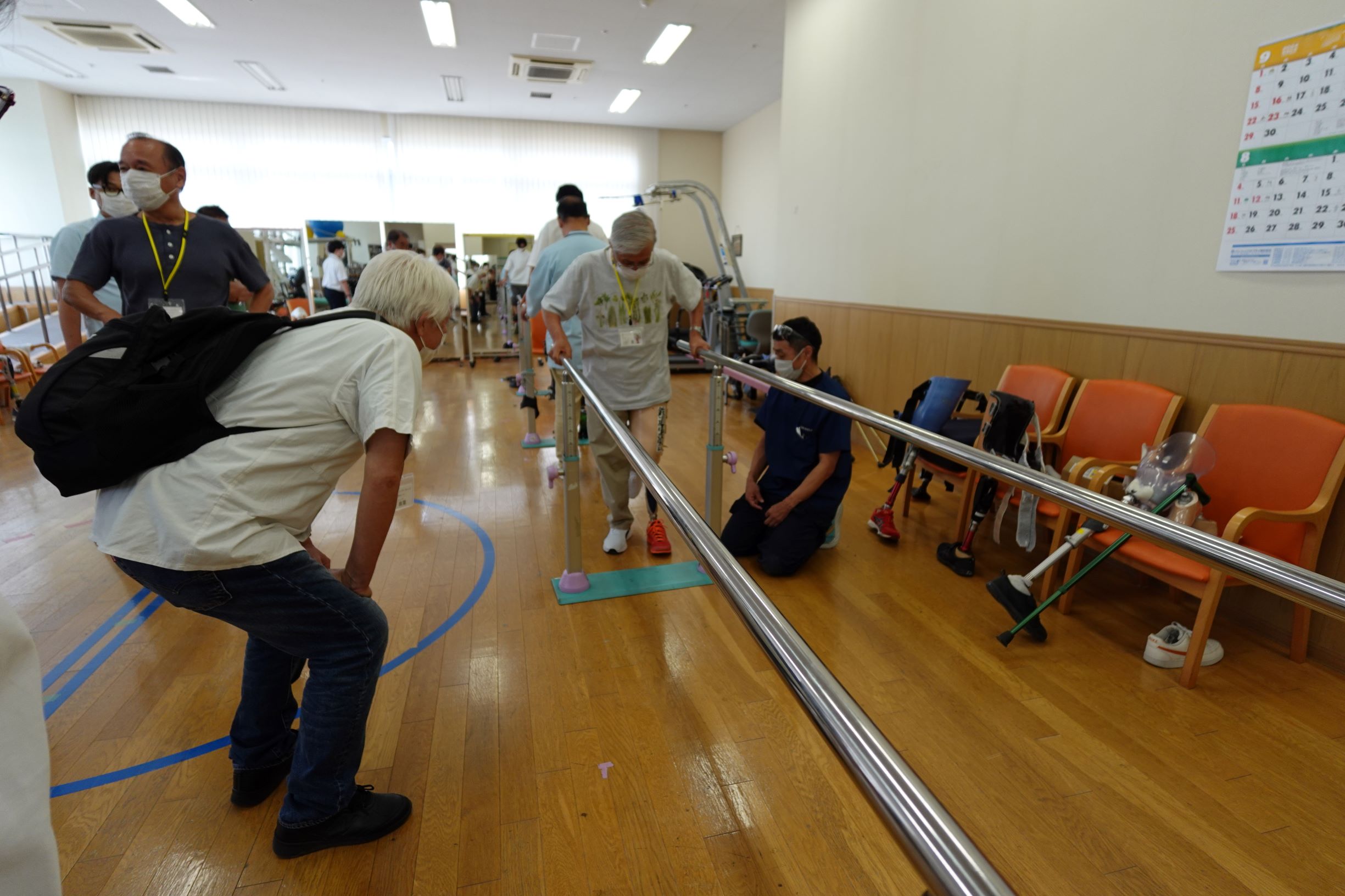 義肢装具サポートセンターで義足体験