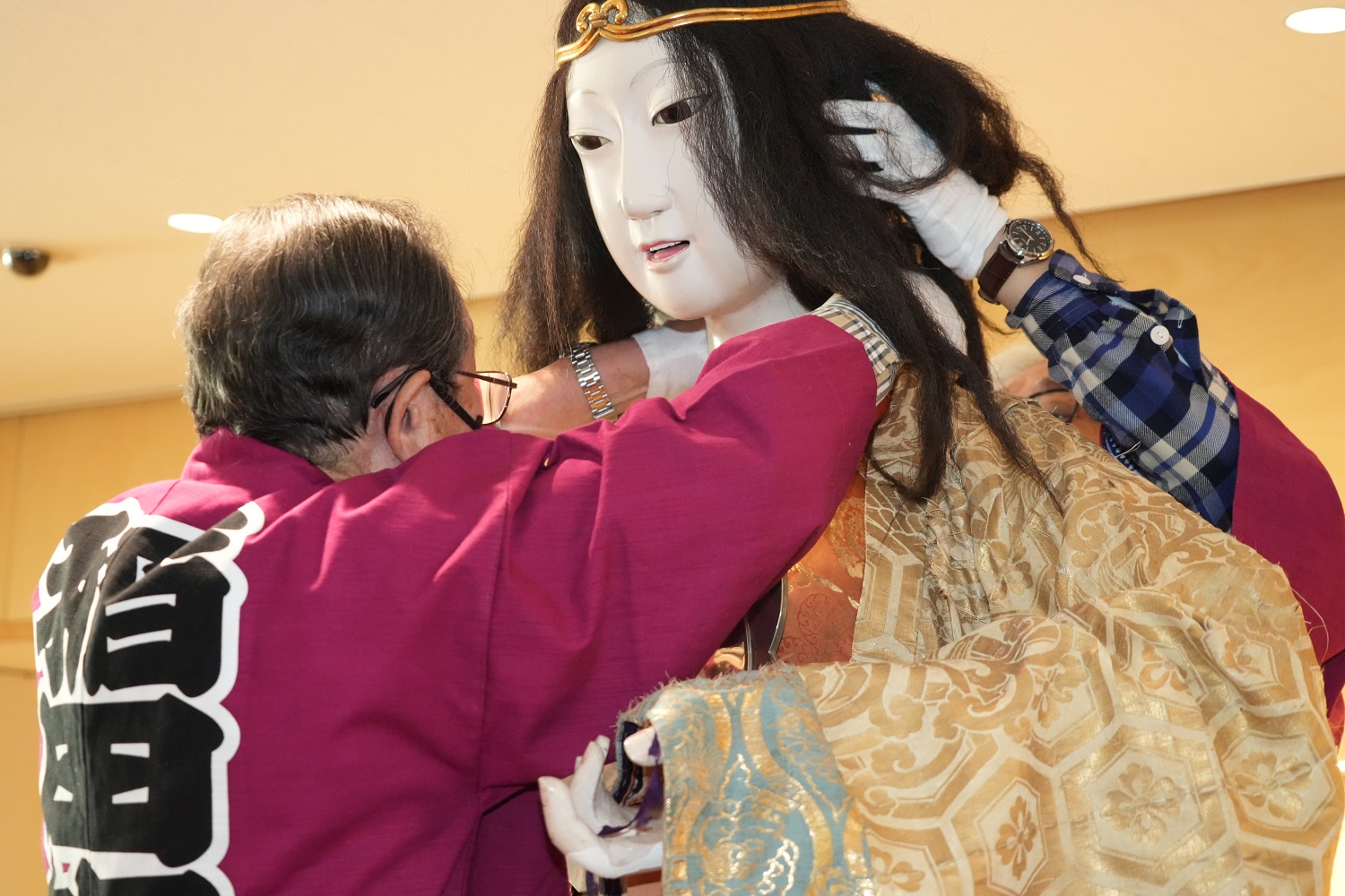 頭（かしら）の取付け