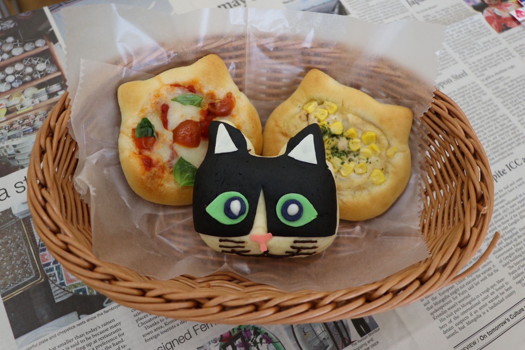こねこねねこのねこピッツァコラボパン