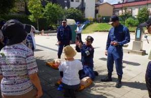 尾久消防団＿防災訓練