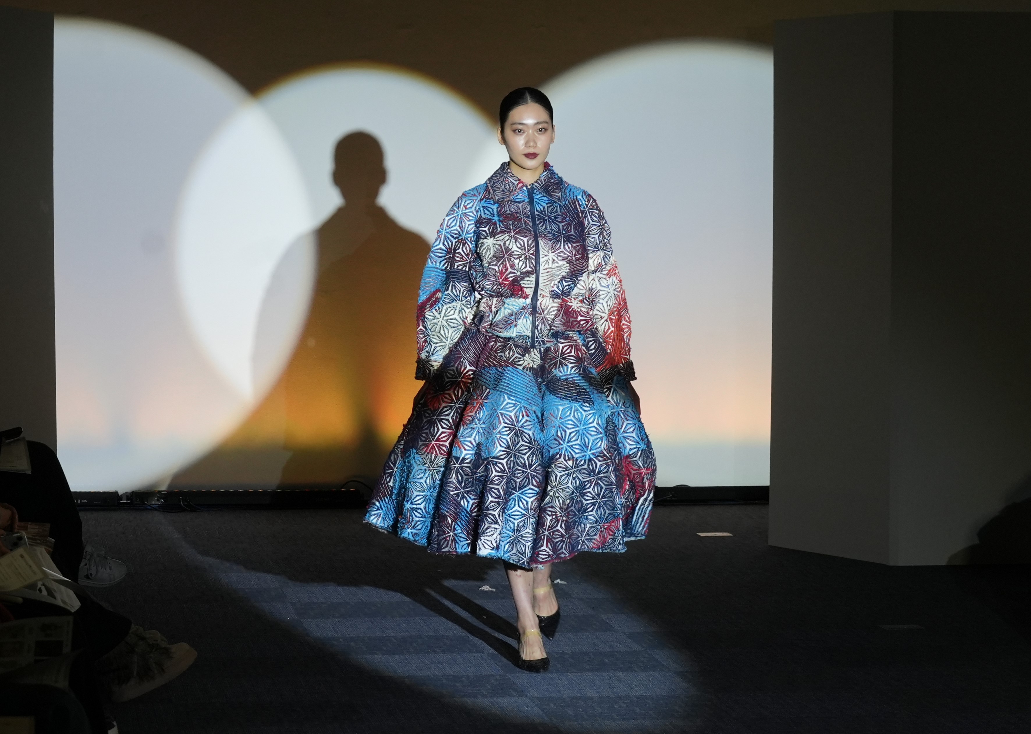 ライトを浴びるグランプリ（経済産業大臣賞）作品