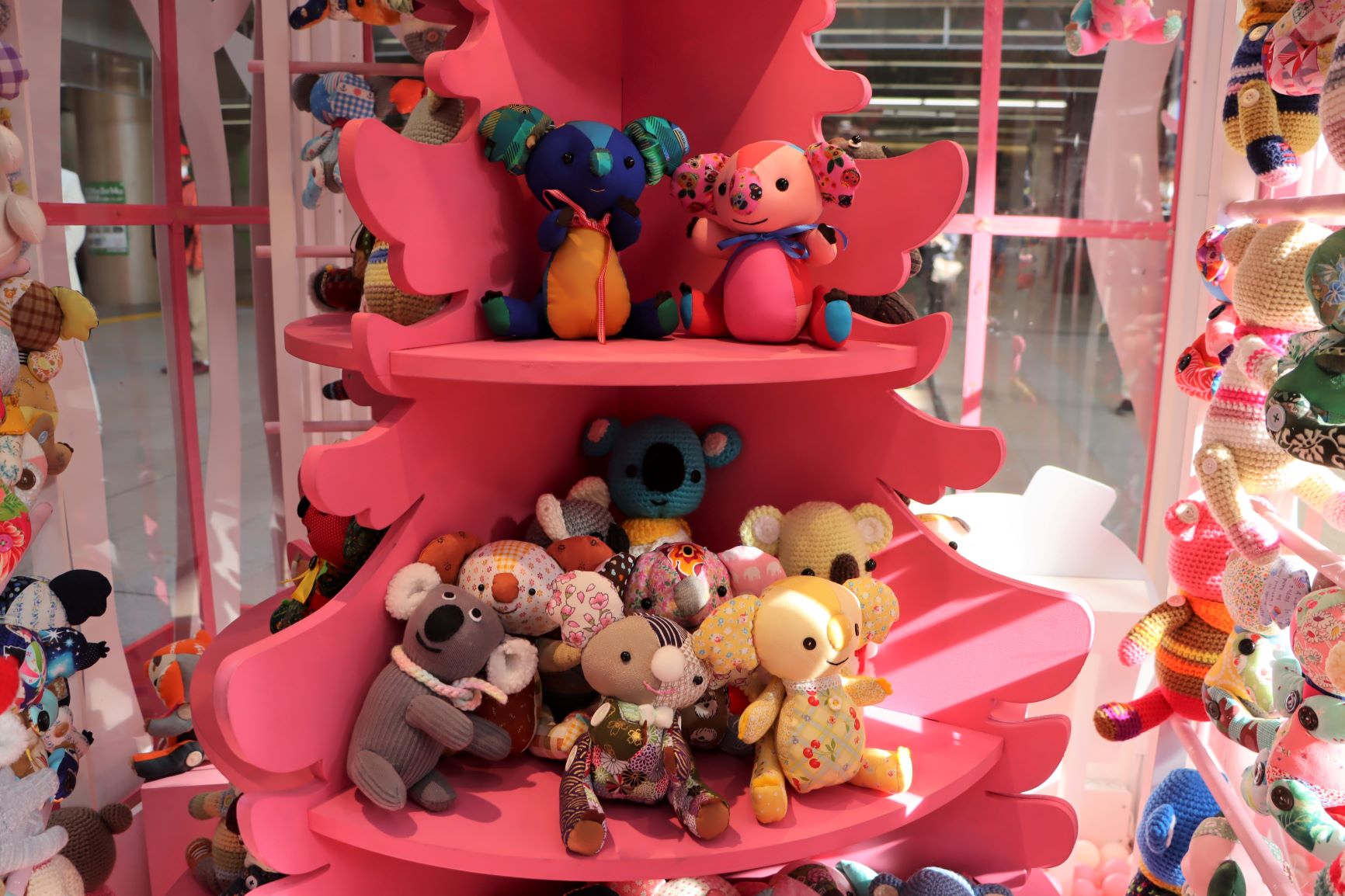 飾られたぬいぐるみ1