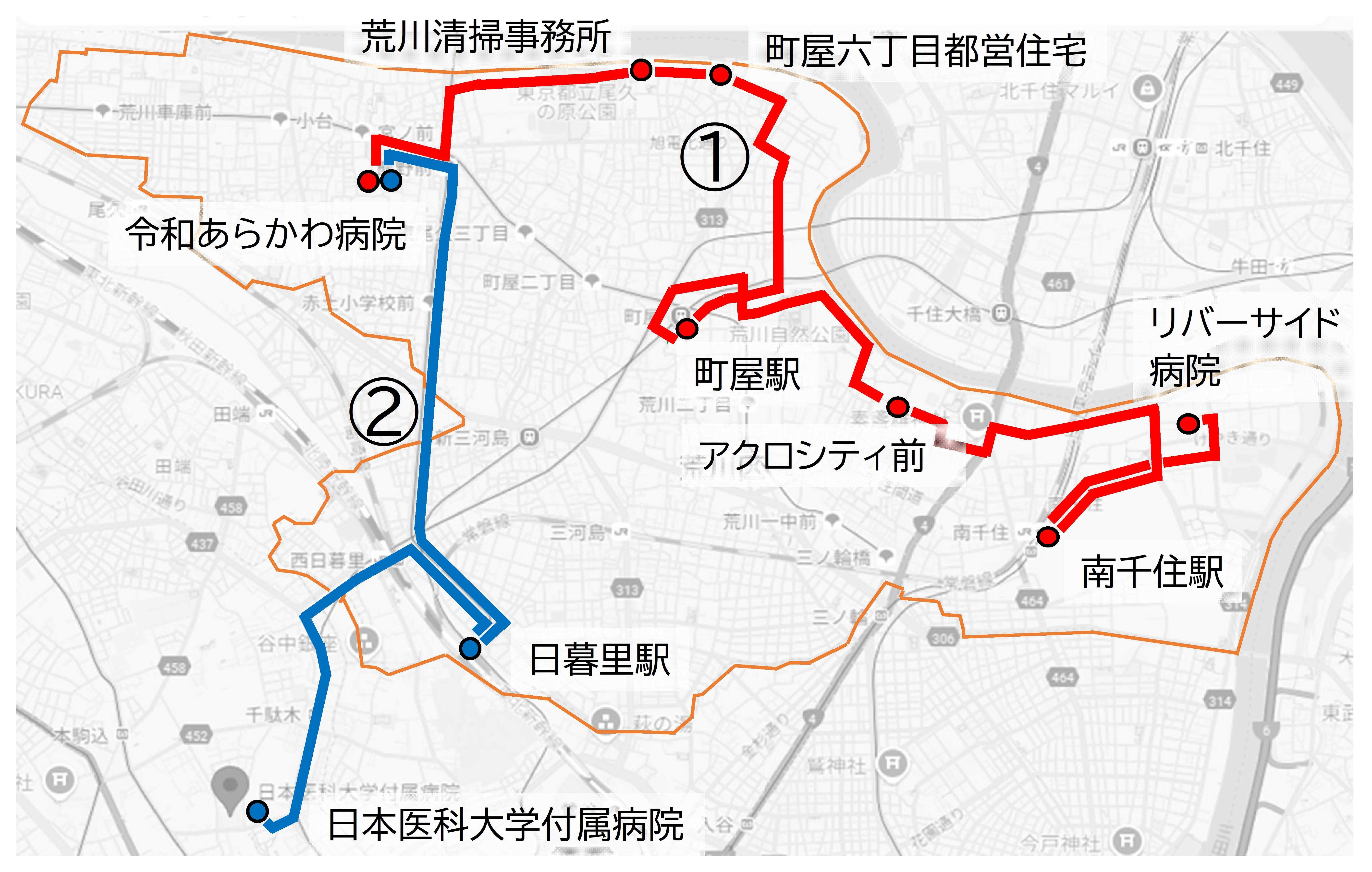 運行ルート図