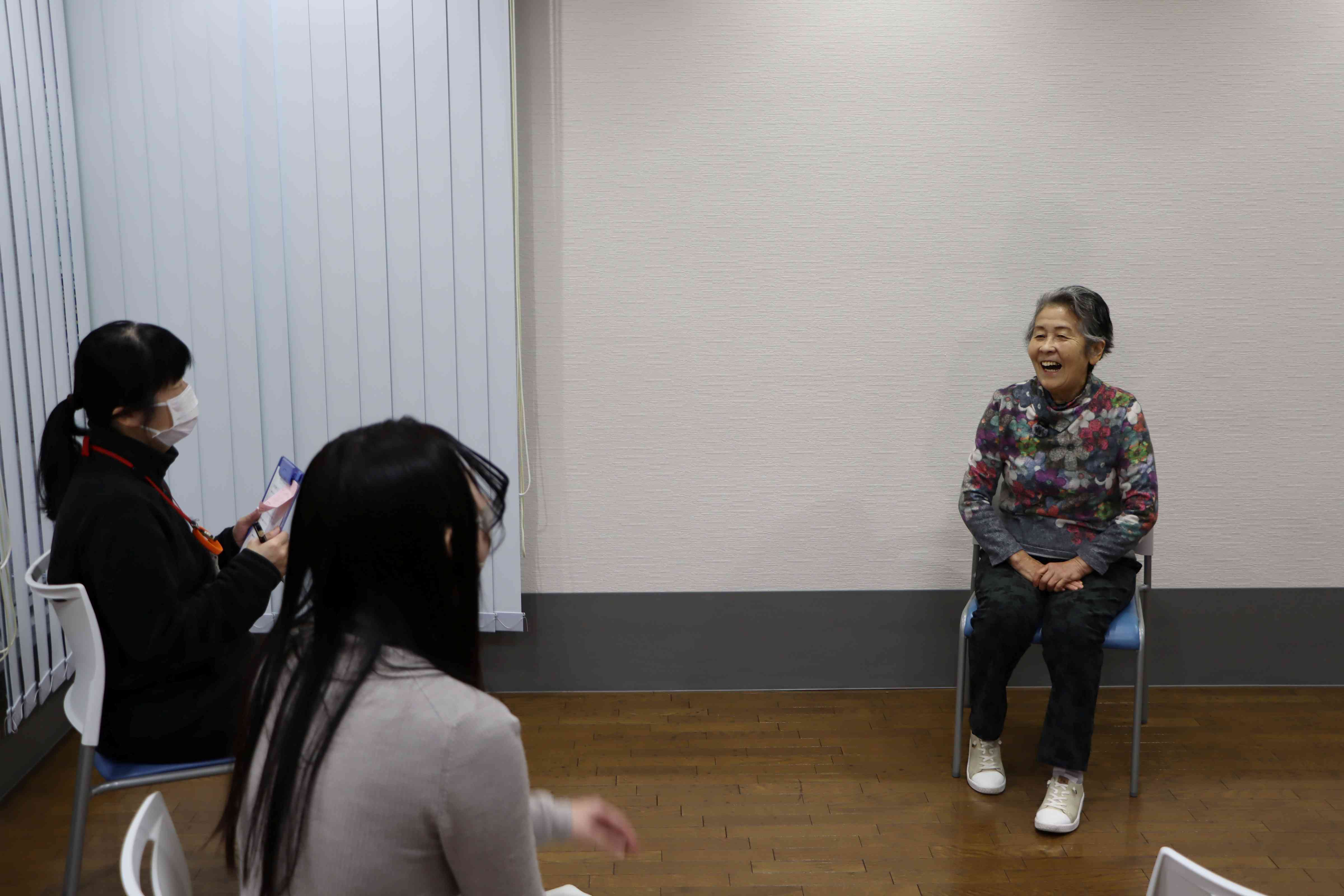 自分史1分動画インタビューの様子3