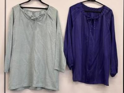 ラグラン袖のチュニック