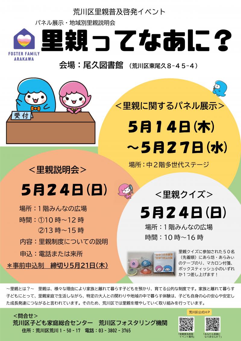 尾久図書館ポスター