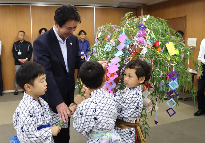 園児から区長へ