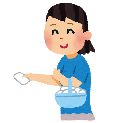 ティッシュ配り