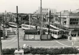 昭和57年ごろの荒川車庫の写真