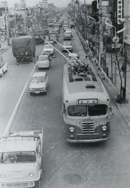 昭和43年ごろの明治通りの写真