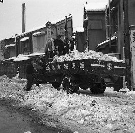 昭和29年の大雪の写真