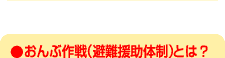 おんぶ作戦(避難援助体制)とは?