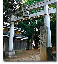 諏方神社の鳥居